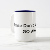 Tasse 2 Couleurs Allez-vous-en !  (Devant gauche)