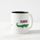 Tasse 2 Couleurs Alligators de Floride (Devant droit)