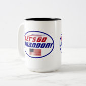 Tasse 2 Couleurs Allons Brandon Car Magnet (Devant gauche)