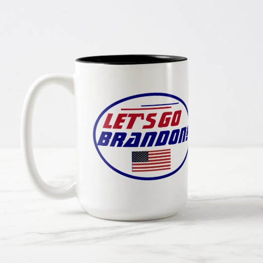 Tasse 2 Couleurs Allons Brandon Car Magnet (Gauche)