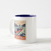 Tasse 2 Couleurs Allons en bateau (Devant gauche)