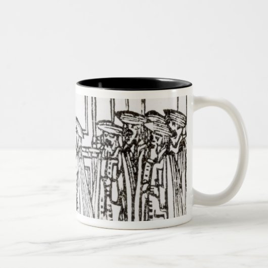 Tasse 2 Couleurs Allumage du Menorah (Droit)