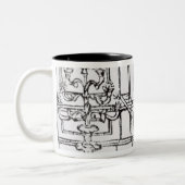Tasse 2 Couleurs Allumage du Menorah (Gauche)