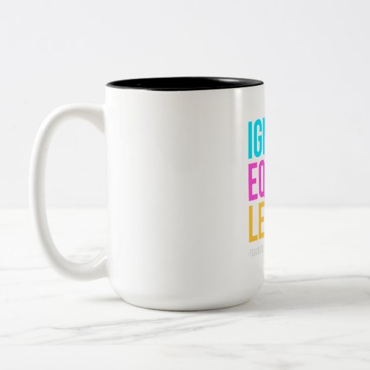 Tasse 2 Couleurs allumer, équiper, diriger (Gauche)