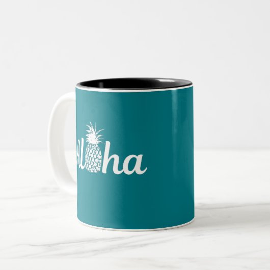 Tasse 2 Couleurs Aloha (Devant gauche)
