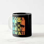 Tasse 2 Couleurs Aloha Hawaï (Devant gauche)