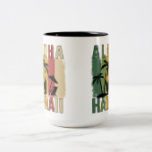 Tasse 2 Couleurs Aloha Hawaii (Centre)