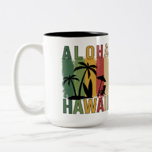 Tasse 2 Couleurs Aloha Hawaii
