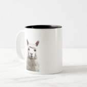 Tasse 2 Couleurs Alpaca blanc (Devant gauche)