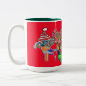 Tasse 2 Couleurs alpacas ironique (Gauche)