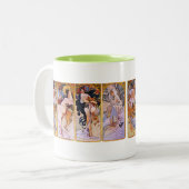 Tasse 2 Couleurs Alphonse Mucha (Devant gauche)