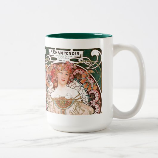 Tasse 2 Couleurs Alphonse Mucha (Droit)
