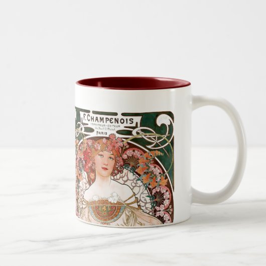 Tasse 2 Couleurs Alphonse Mucha (Droit)