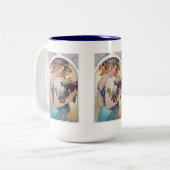 Tasse 2 Couleurs Alphonse Mucha (Devant gauche)