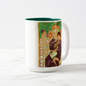 Tasse 2 Couleurs Alphonse Mucha Prince et Dragon (Devant droit)