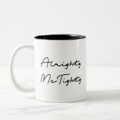 Tasse 2 Couleurs Alrighty McTighty - Humorous Quote Gift (Gauche)