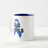Tasse 2 Couleurs ALS Sucks (Devant gauche)