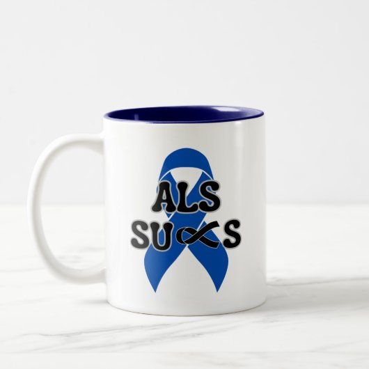 Tasse 2 Couleurs ALS Sucks (Gauche)