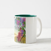 Tasse 2 Couleurs Alsace France apaisante affiche (Devant droit)