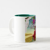 Tasse 2 Couleurs Alsace France apaisante affiche (Devant gauche)