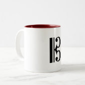 Tasse 2 Couleurs alto-clef (Devant gauche)