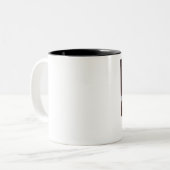 Tasse 2 Couleurs Amant anglais de bouledogue ! (Devant gauche)