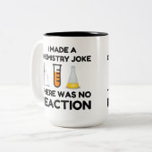 Tasse 2 Couleurs Amant de la science amusant (Devant gauche)