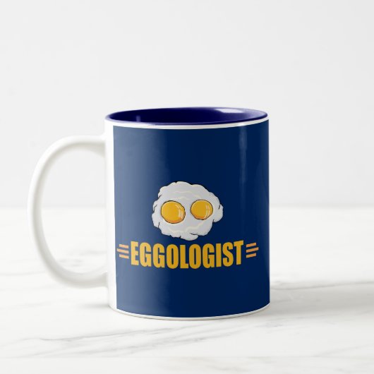 Tasse 2 Couleurs Amant drôle d'oeufs (Gauche)