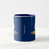 Tasse 2 Couleurs Amant drôle d'oeufs (Centre)