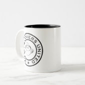 Tasse 2 Couleurs Amants de café (Devant gauche)