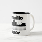 Tasse 2 Couleurs Amarillo Texas (Devant droit)