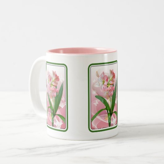 Tasse 2 Couleurs Amaryllis (Devant gauche)