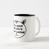 Tasse 2 Couleurs Amateur d'animaux (Devant droit)