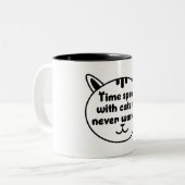 Tasse 2 Couleurs Amateur d'animaux (Devant gauche)