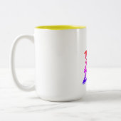 Tasse 2 Couleurs Amateur de vin arbre de Noël (Gauche)
