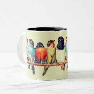 Tasse 2 Couleurs Amateur d'oiseaux nature nature sauvage oiseau
