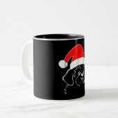 Tasse 2 Couleurs Amateurs de Shih Tzu| Shih Tzu Ugly Christmas Gig (Devant gauche)