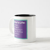 Tasse 2 Couleurs Amateurs de théâtre (Devant gauche)