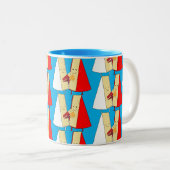 Tasse 2 Couleurs Amateurs de vin et de fromage (Devant droit)