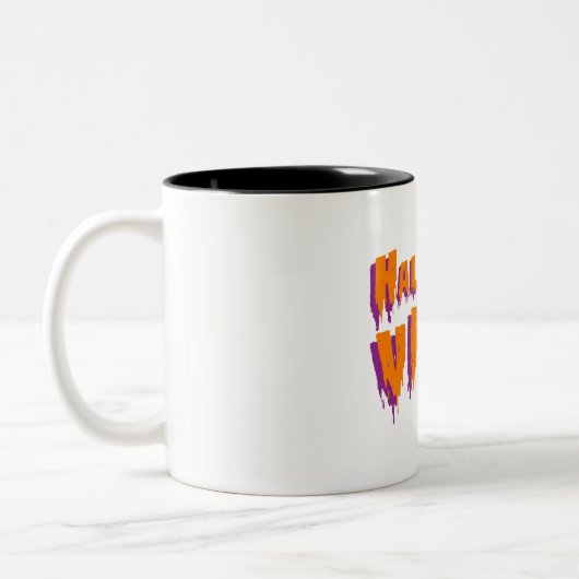 Tasse 2 Couleurs Ambiance Halloween (Gauche)