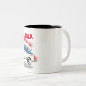 Tasse 2 Couleurs Ambulance de dessin (Devant droit)