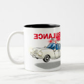 Tasse 2 Couleurs Ambulance de dessin (Gauche)