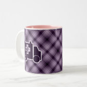 Tasse 2 Couleurs Ambulance pourpre (Devant gauche)