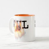 Tasse 2 Couleurs ÂME brûlante sur le feu (Devant gauche)