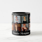 Tasse 2 Couleurs Amedeo Modigliani - Collage de chefs-d'oeuvre (Centre)