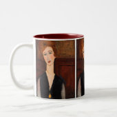 Tasse 2 Couleurs Amedeo Modigliani - Portrait d'une femme (Gauche)