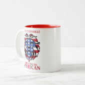 Tasse 2 Couleurs américain (Devant gauche)