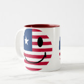 Tasse 2 Couleurs Américain (Devant gauche)