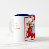 Tasse 2 Couleurs AmericaIsOneNationUnderGod2, fête des pères (Devant gauche)