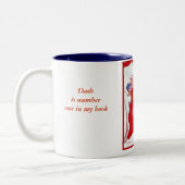 Tasse 2 Couleurs AmericaIsOneNationUnderGod2, fête des pères (Gauche)
